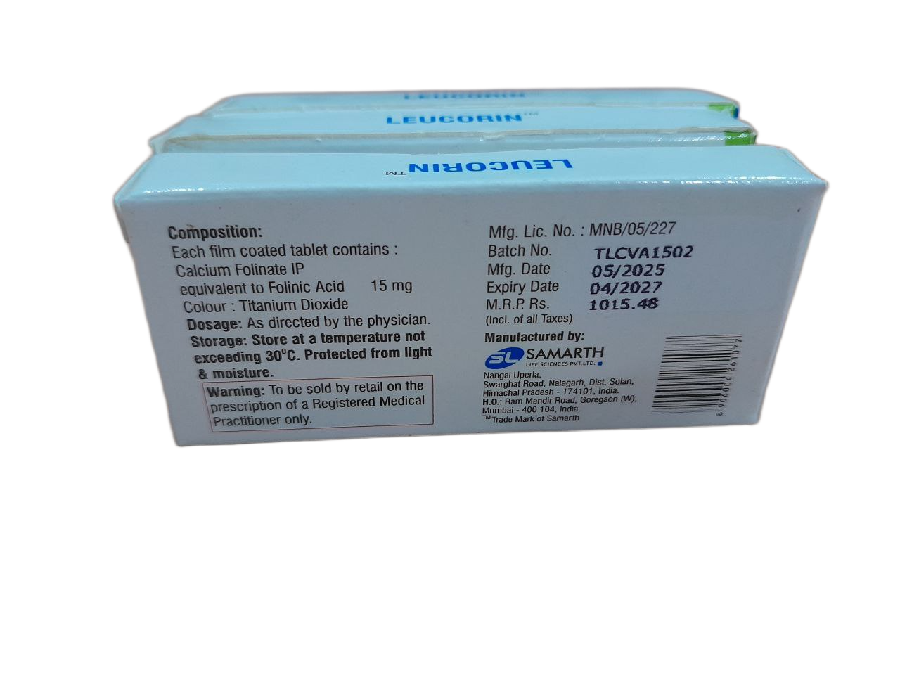 Leucovorin Calcium Tablets Manufacturer in India